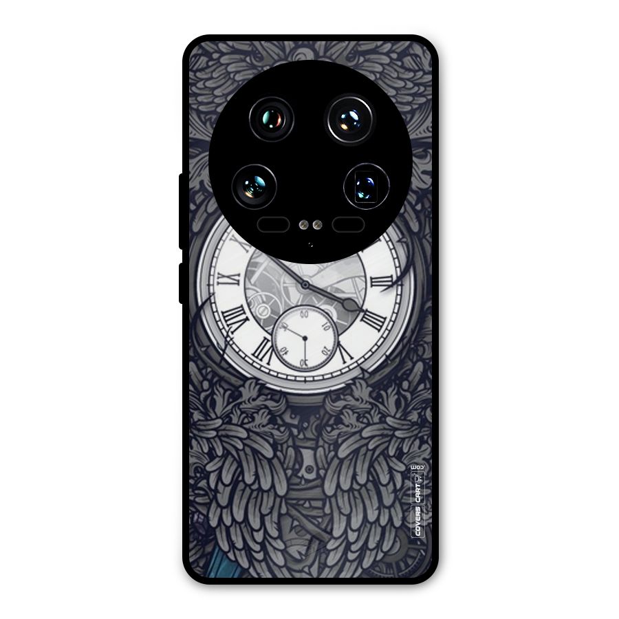 Artsy Wall Clock Metal Back Case for Xiaomi 14 Ultra