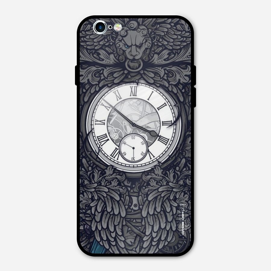 Artsy Wall Clock Metal Back Case for iPhone 6 6s
