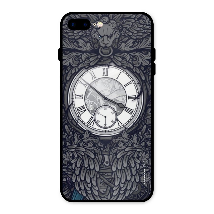Artsy Wall Clock Metal Back Case for iPhone 8 Plus