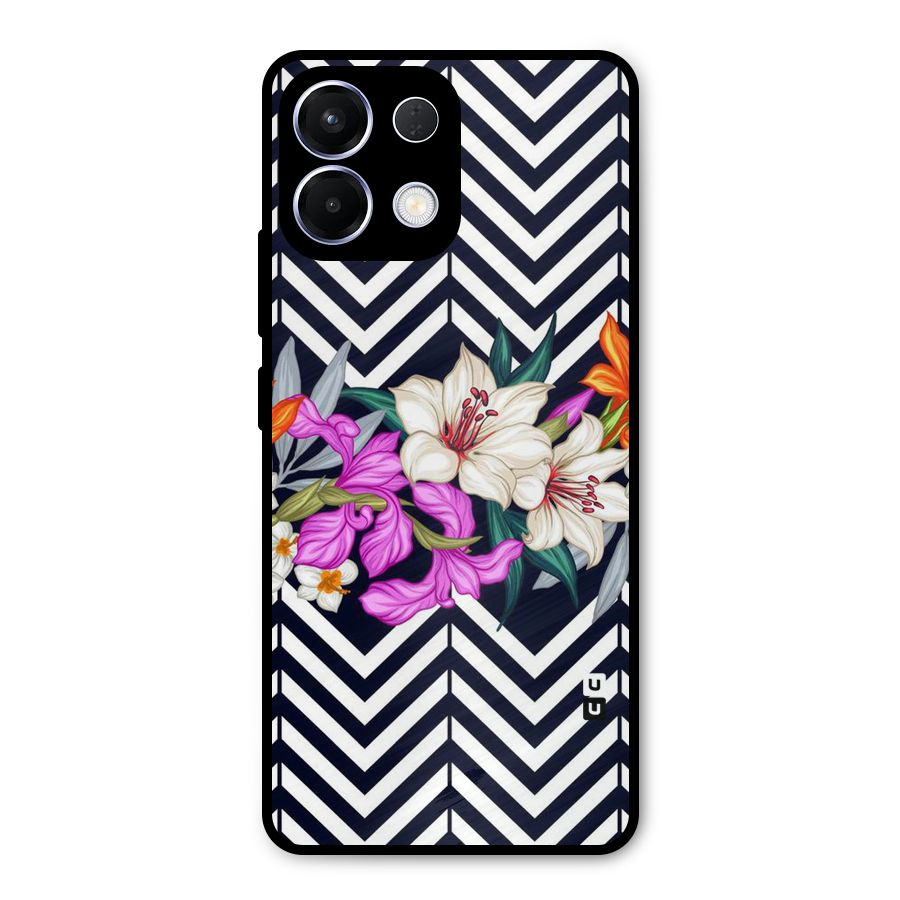 Artsy ZigZag Floral Metal Back Case for Oppo K13