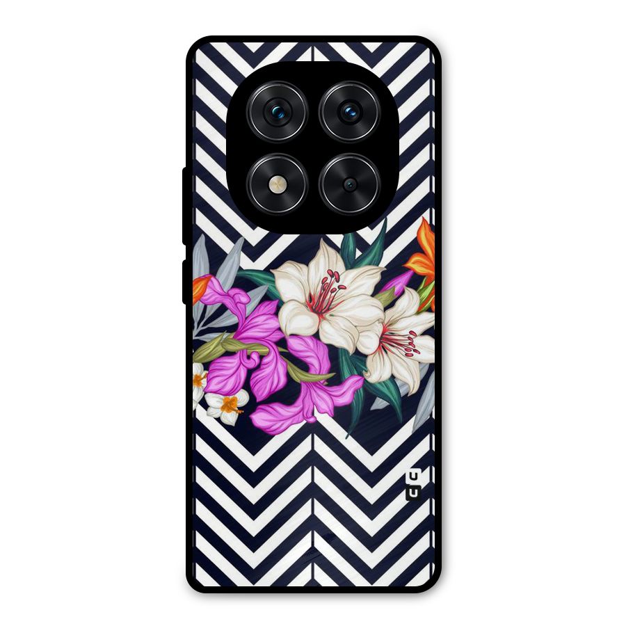 Artsy ZigZag Floral Metal Back Case for Poco X7