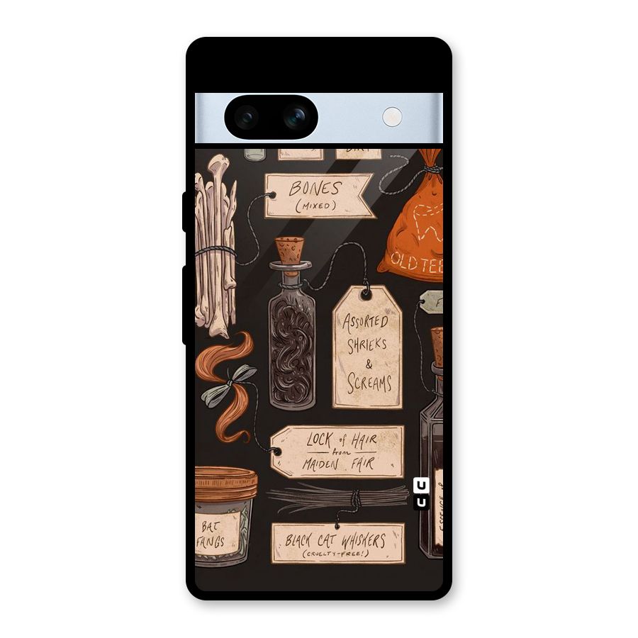 Asorted Shreks Glass Back Case for Google Pixel 7a