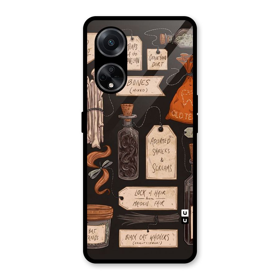 Asorted Shreks Glass Back Case for Oppo F23