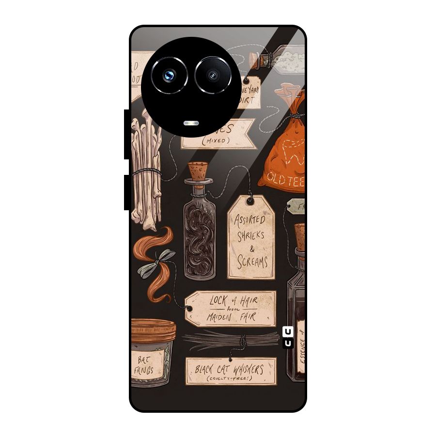 Asorted Shreks Glass Back Case for Realme Narzo 60X