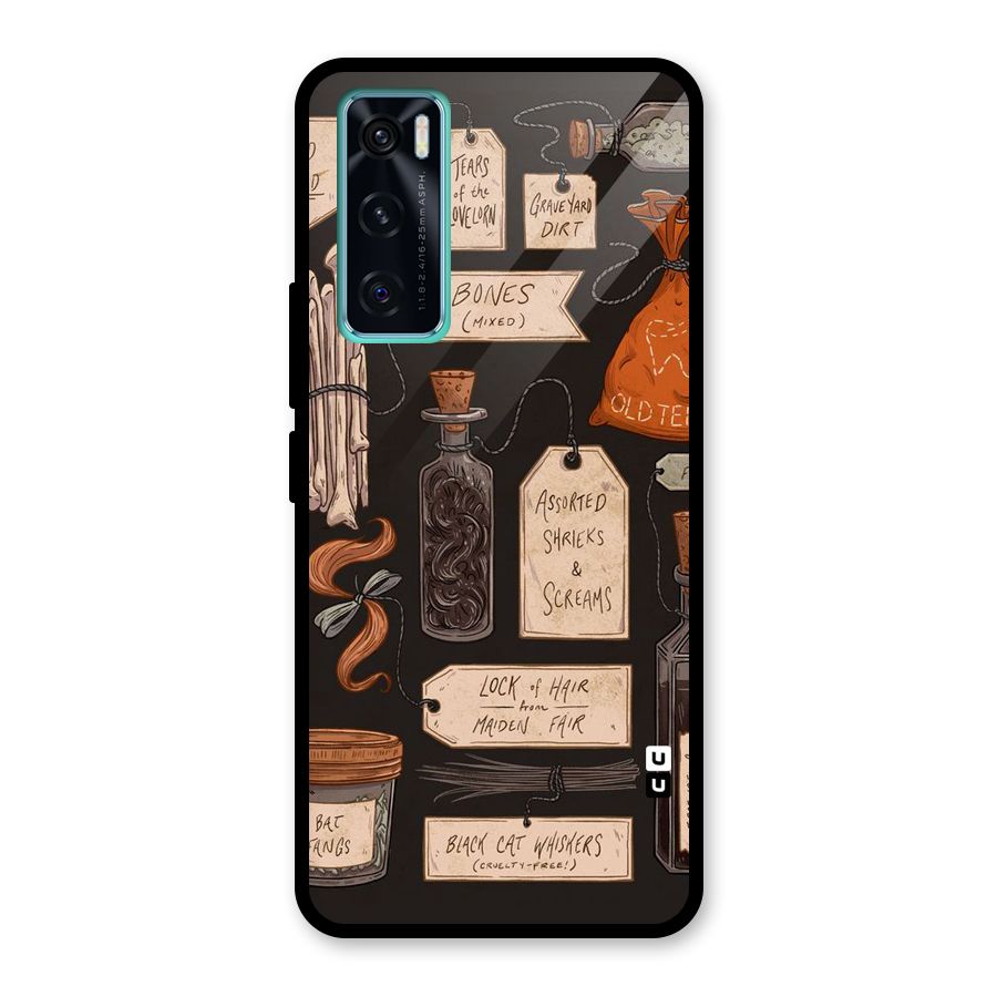 Asorted Shreks Glass Back Case for Vivo V20 SE