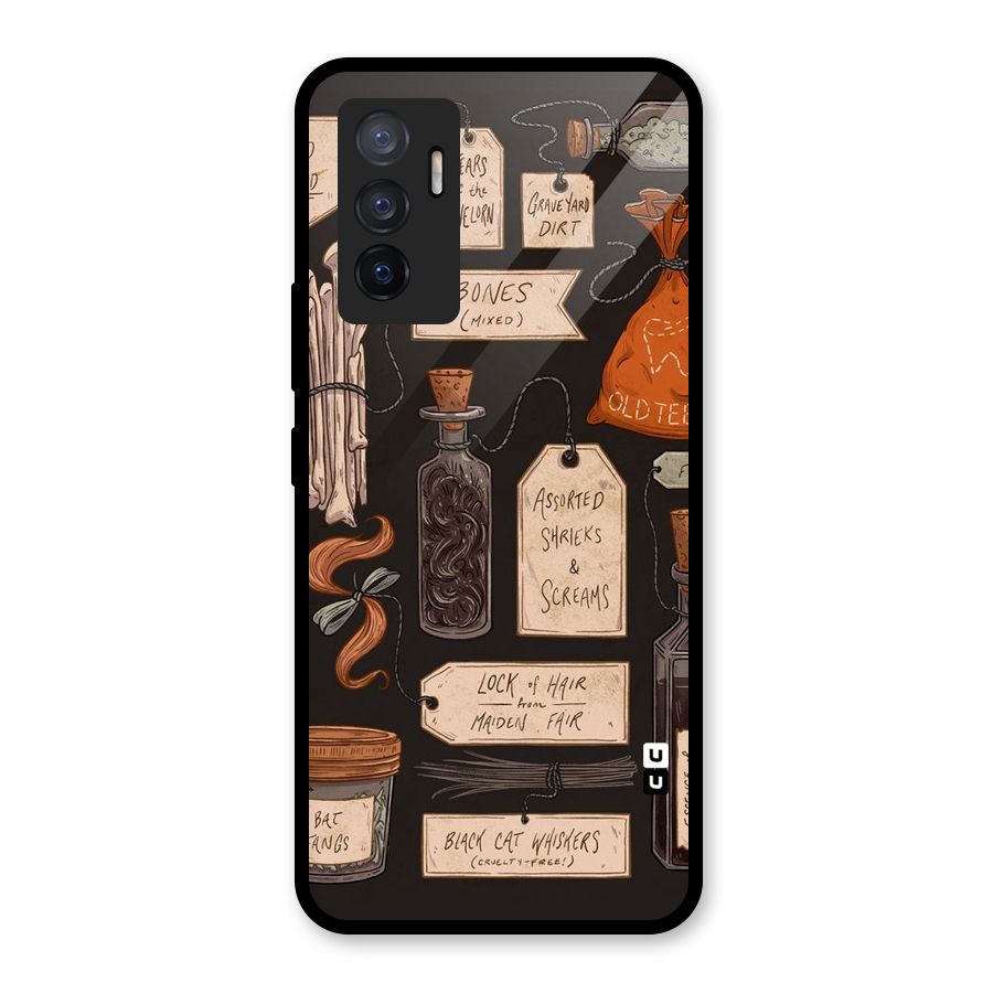 Asorted Shreks Glass Back Case for Vivo V23e