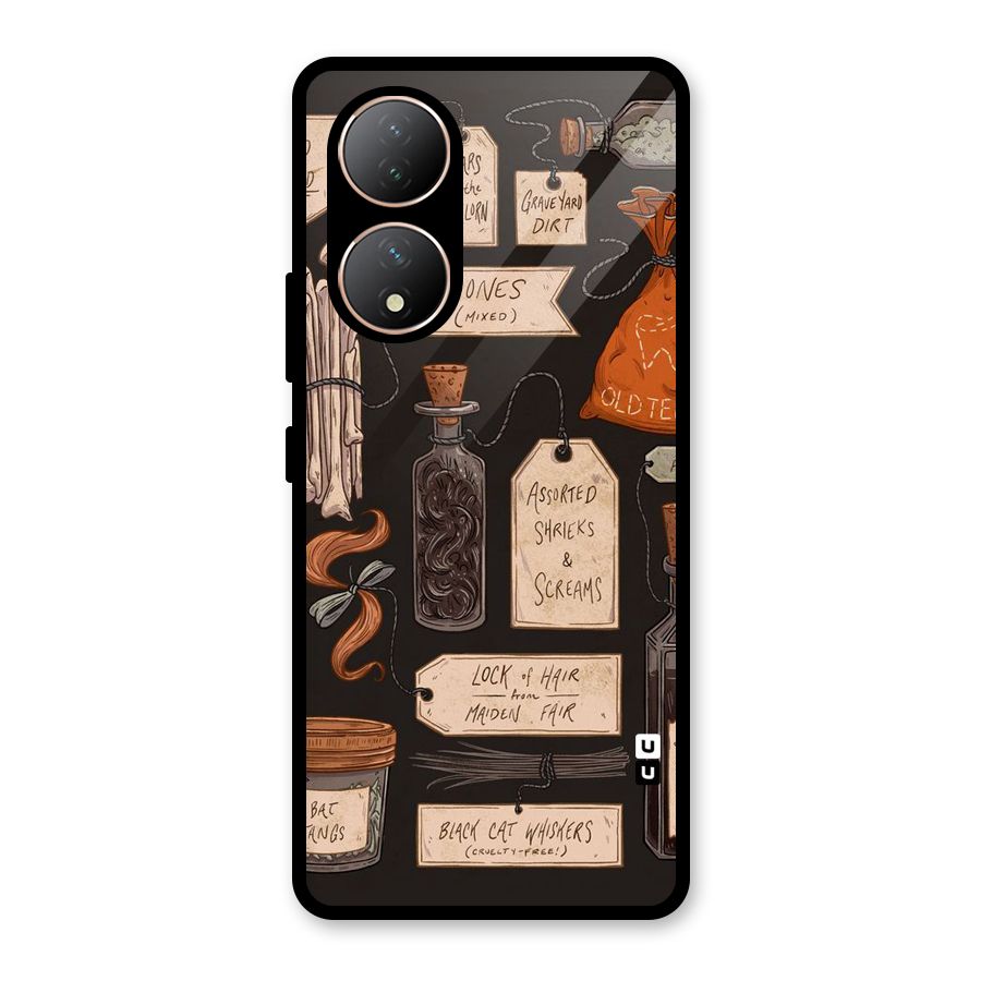 Asorted Shreks Glass Back Case for Vivo Y100A