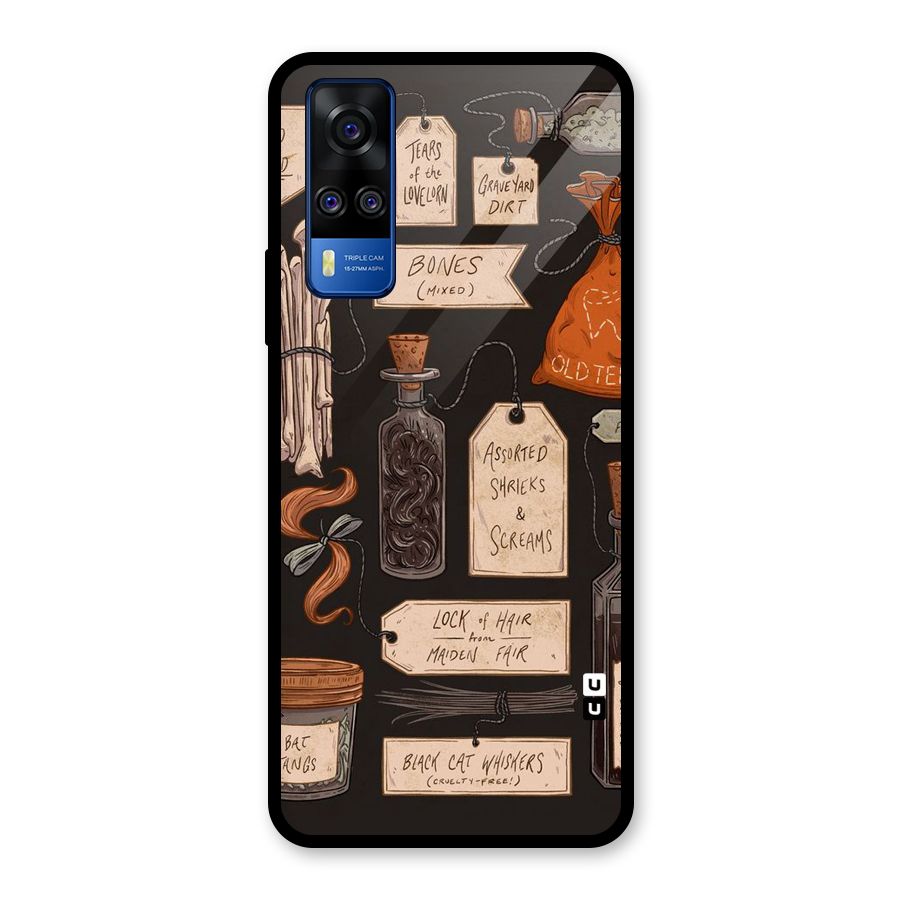 Asorted Shreks Glass Back Case for Vivo Y31