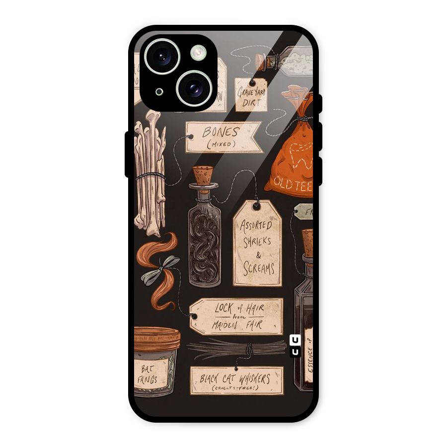 Asorted Shreks Glass Back Case for iPhone 15 Plus