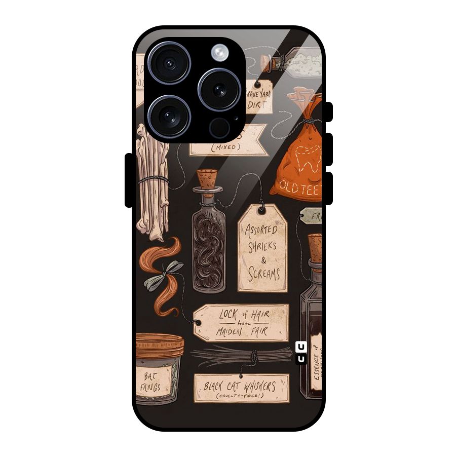 Asorted Shreks Glass Back Case for iPhone 15 Pro