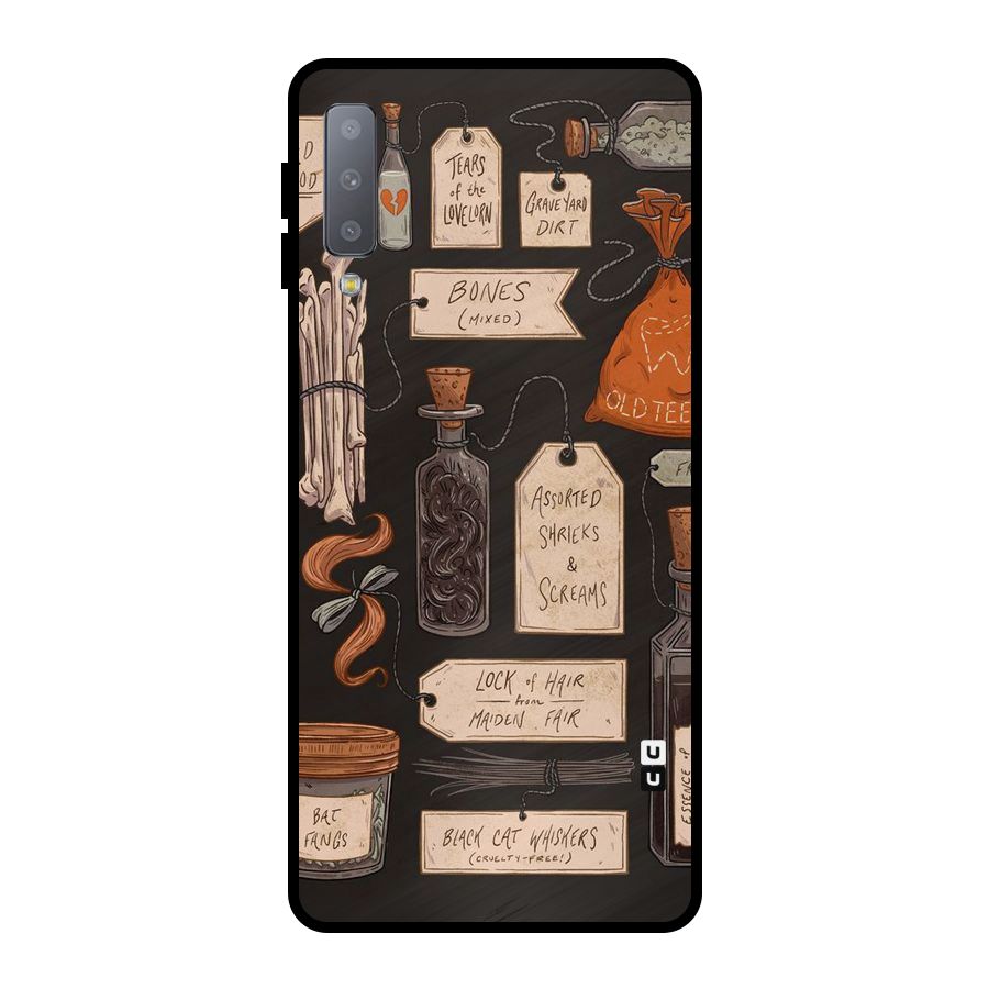 Asorted Shreks Metal Back Case for Galaxy A7 (2018)