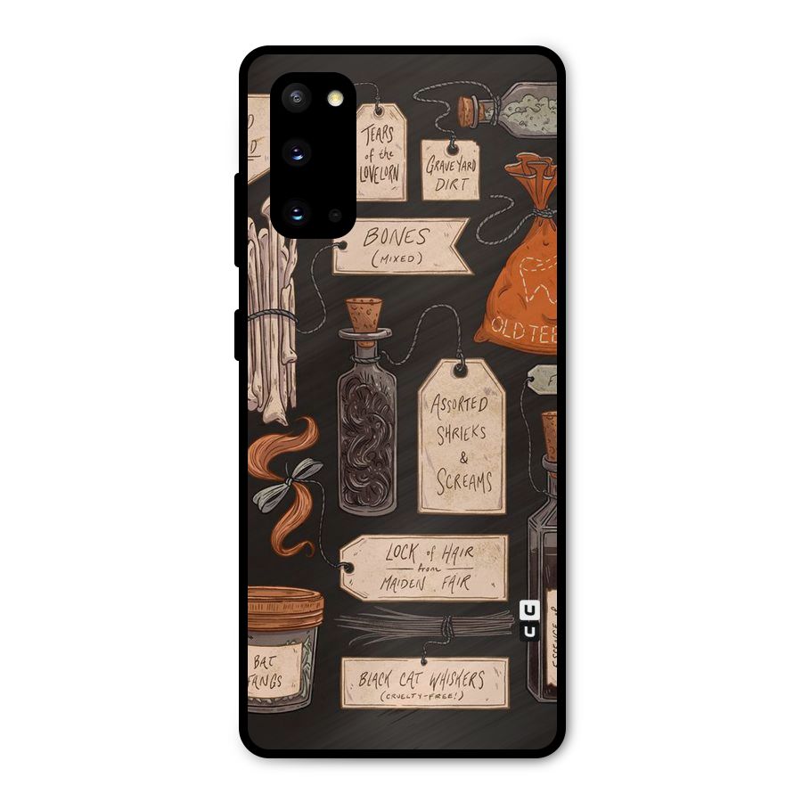 Asorted Shreks Metal Back Case for Galaxy S20