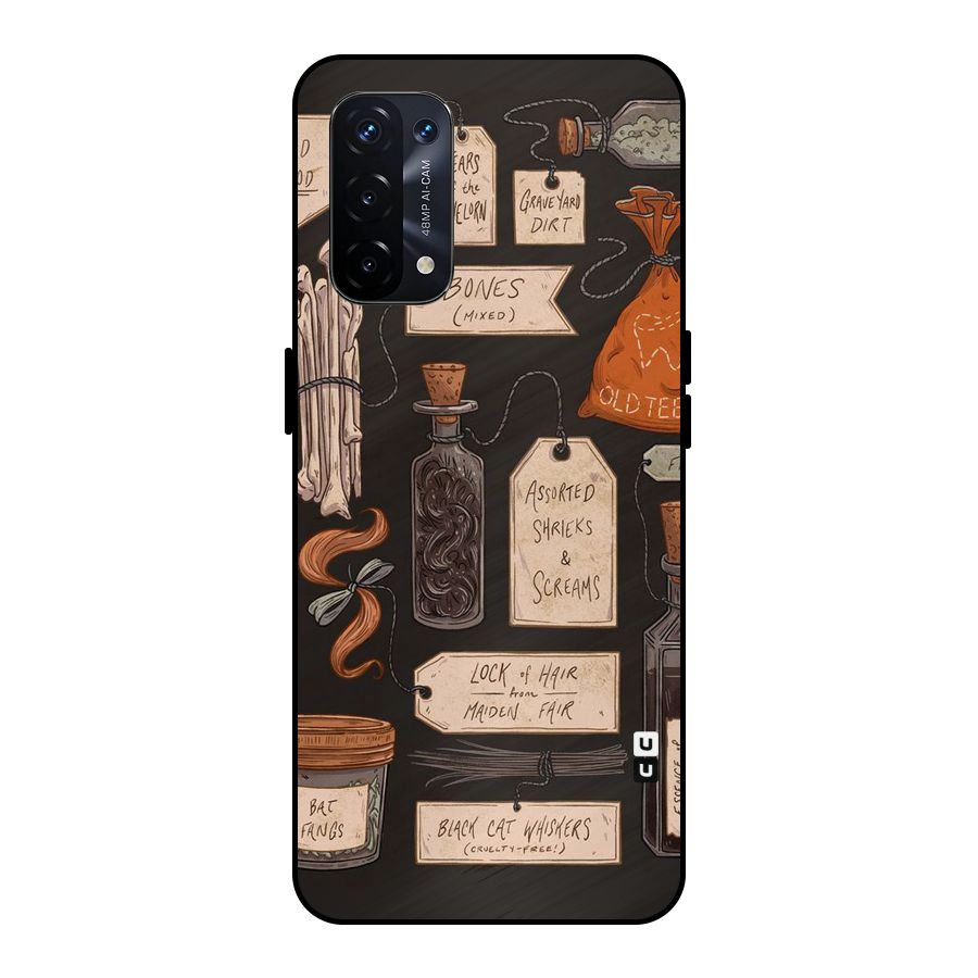 Asorted Shreks Metal Back Case for Oppo A74 5G