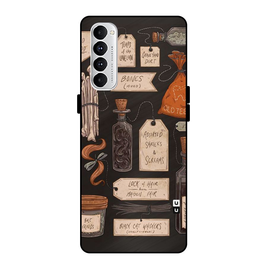 Asorted Shreks Metal Back Case for Oppo Reno4 Pro