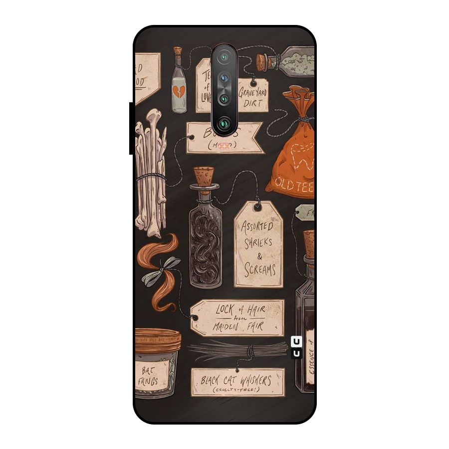 Asorted Shreks Metal Back Case for Poco X2