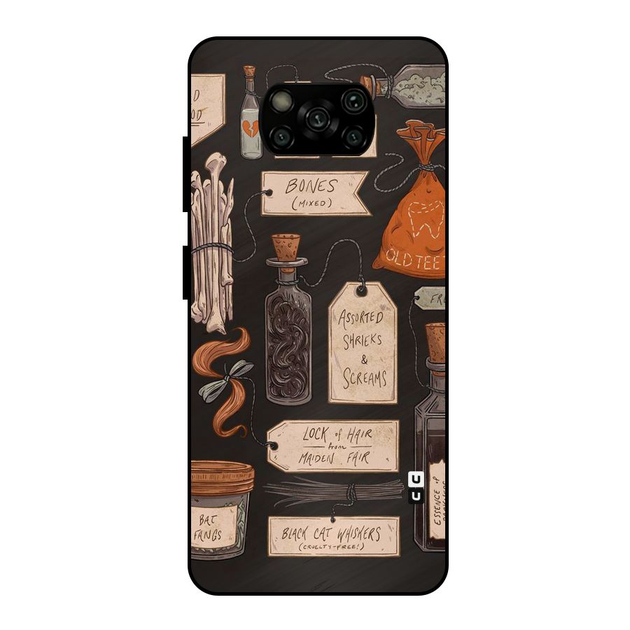 Asorted Shreks Metal Back Case for Poco X3