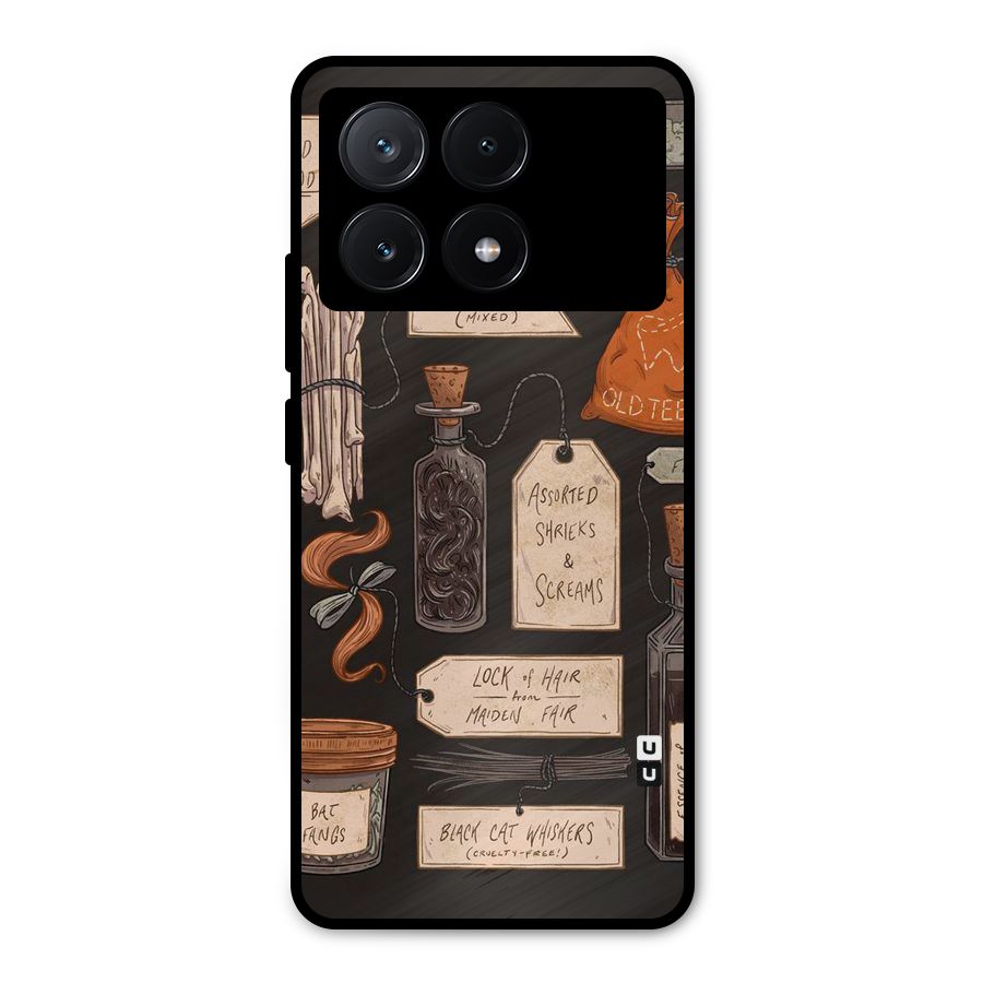 Asorted Shreks Metal Back Case for Poco X6 Pro