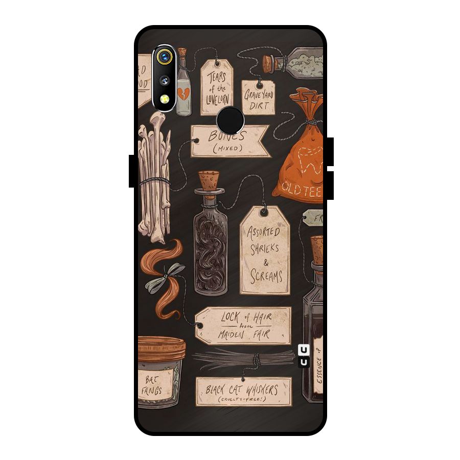 Asorted Shreks Metal Back Case for Realme 3i