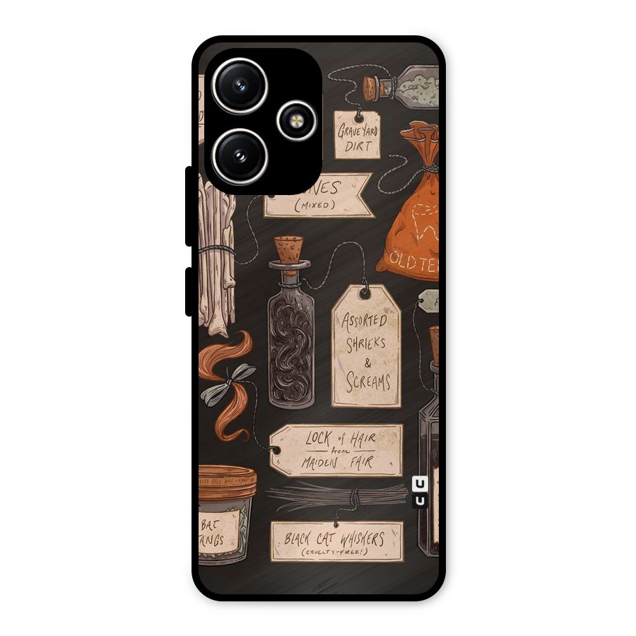Asorted Shreks Metal Back Case for Redmi 12 5G