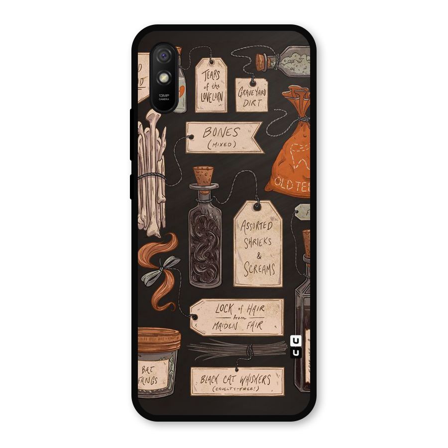 Asorted Shreks Metal Back Case for Redmi 9i