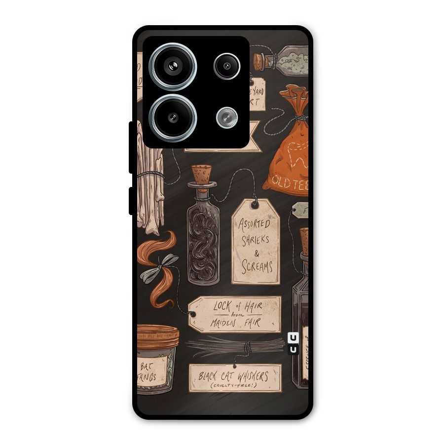 Asorted Shreks Metal Back Case for Redmi Note 13 Pro 5G