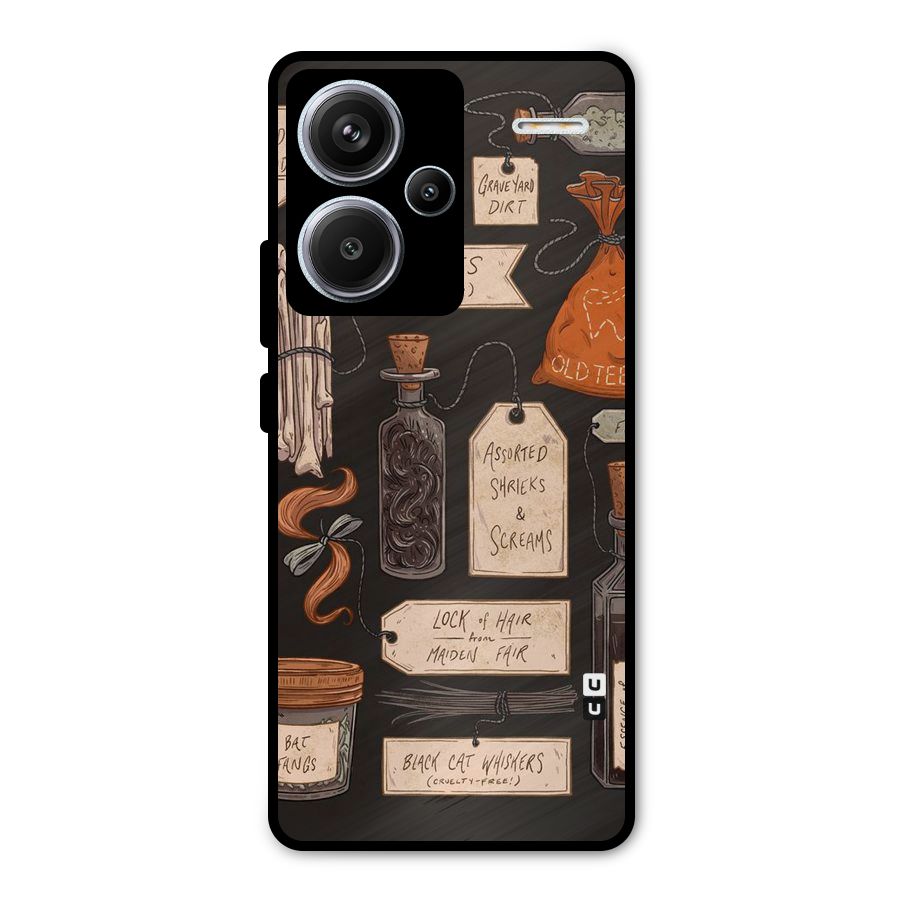 Asorted Shreks Metal Back Case for Redmi Note 13 Pro Plus
