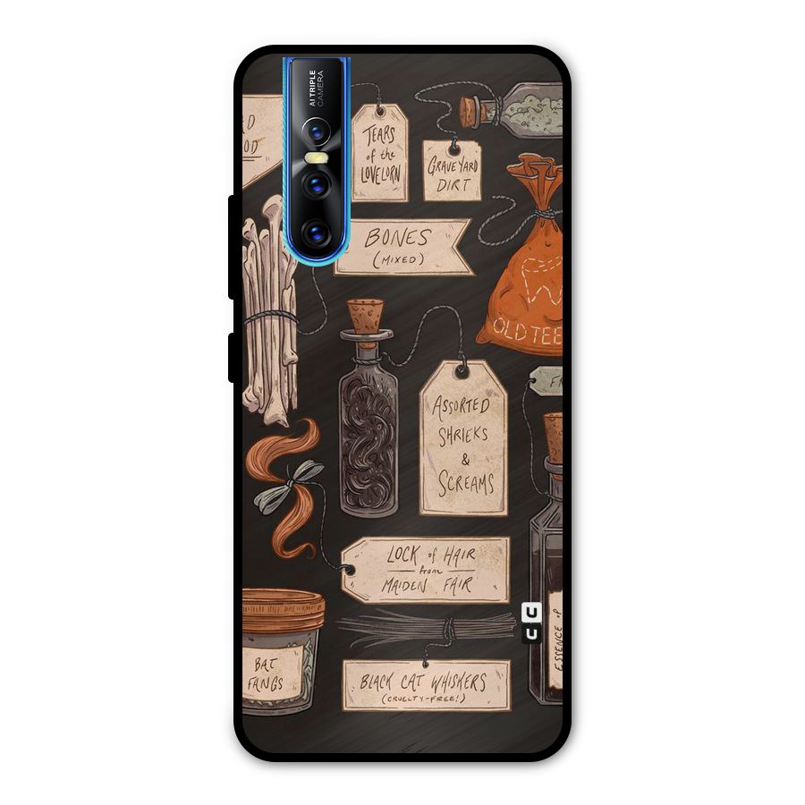 Asorted Shreks Metal Back Case for Vivo V15 Pro
