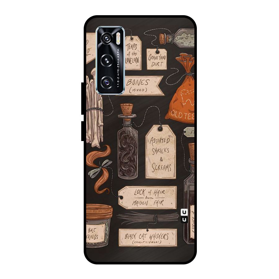 Asorted Shreks Metal Back Case for Vivo V20 SE