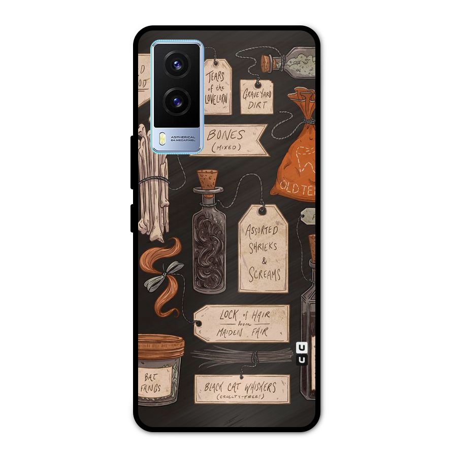 Asorted Shreks Metal Back Case for Vivo V21e 5G
