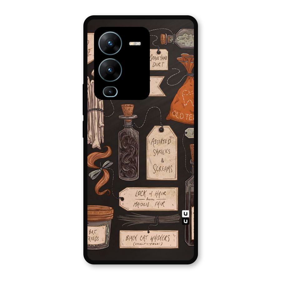 Asorted Shreks Metal Back Case for Vivo V25 Pro