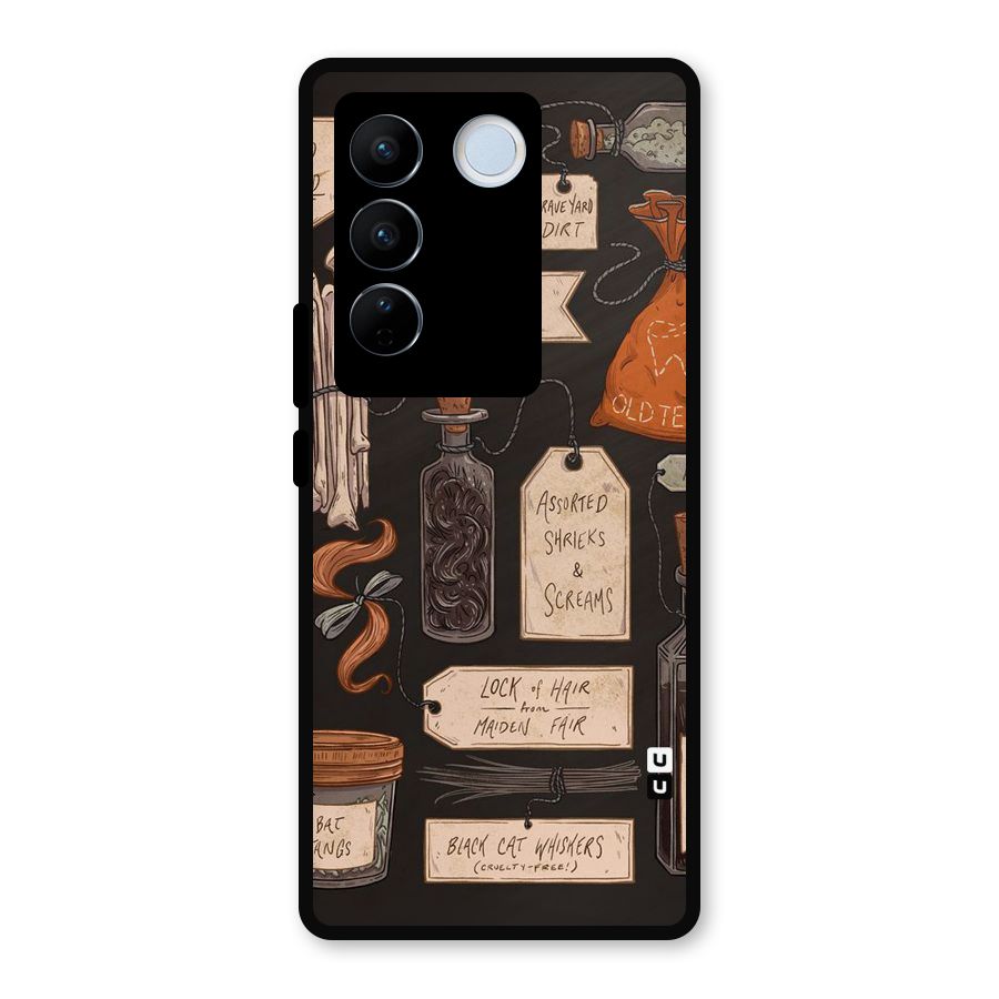 Asorted Shreks Metal Back Case for Vivo V27