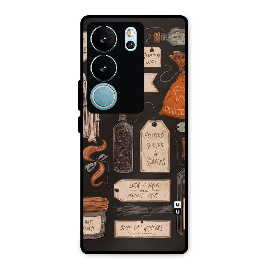 Asorted Shreks Metal Back Case for Vivo V29 Pro
