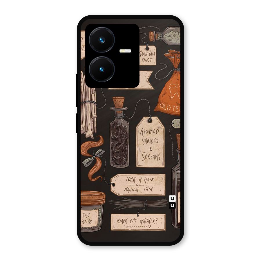 Asorted Shreks Metal Back Case for Vivo Y22