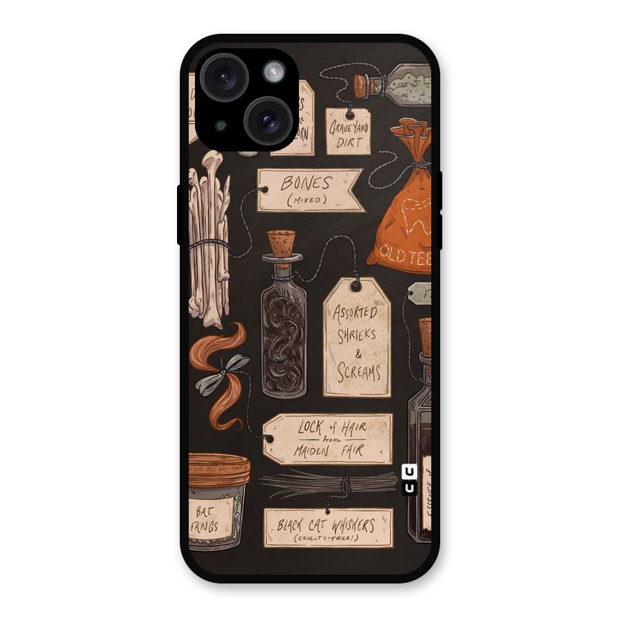 Asorted Shreks Metal Back Case for iPhone 15 Plus