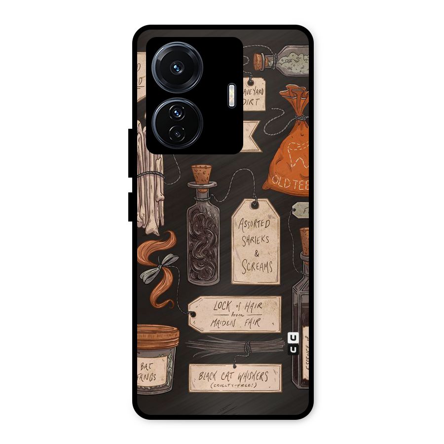 Asorted Shreks Metal Back Case for iQOO Z6