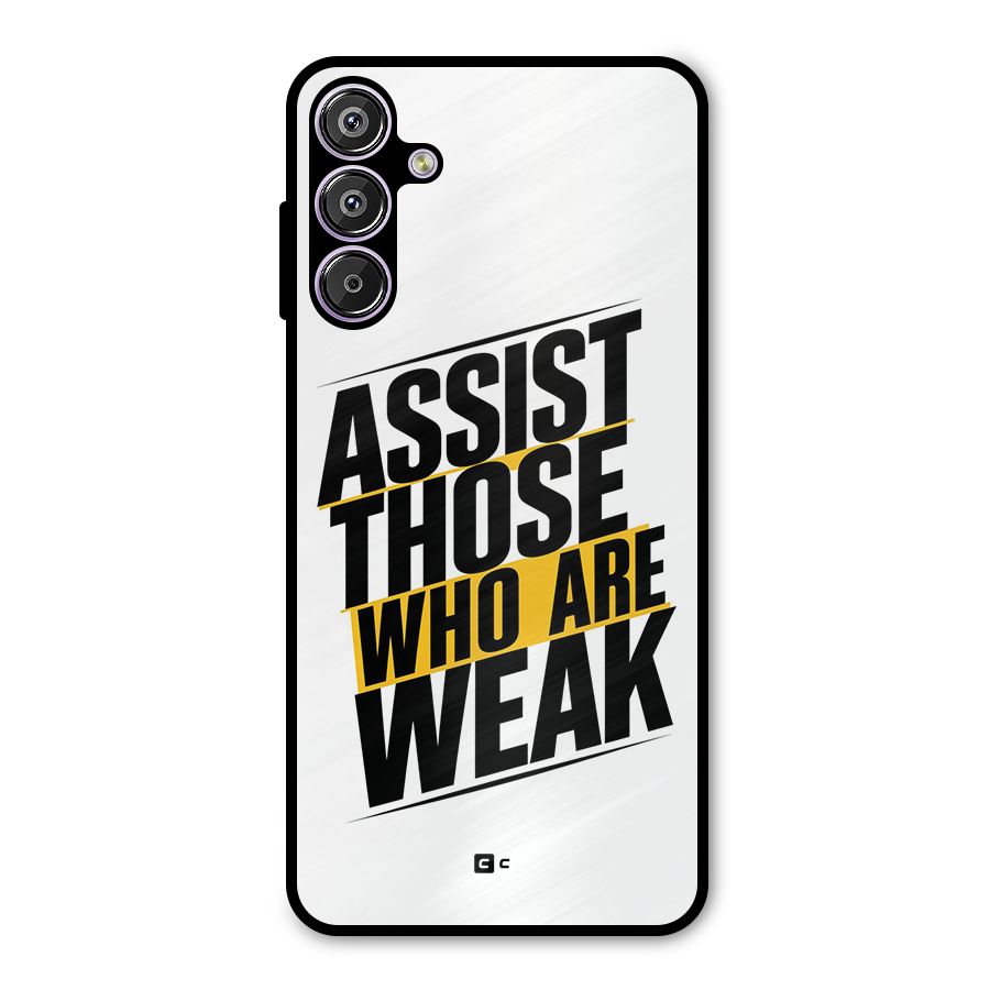 Assist Weak Metal Back Case for Galaxy F15