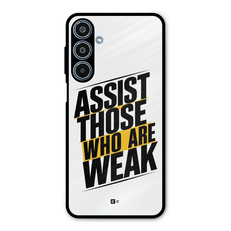 Assist Weak Metal Back Case for Galaxy M35
