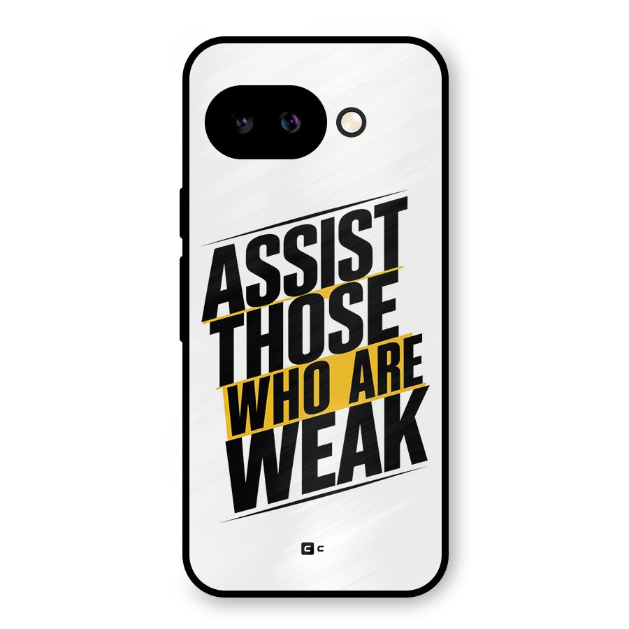 Assist Weak Metal Back Case for Google Pixel 9a