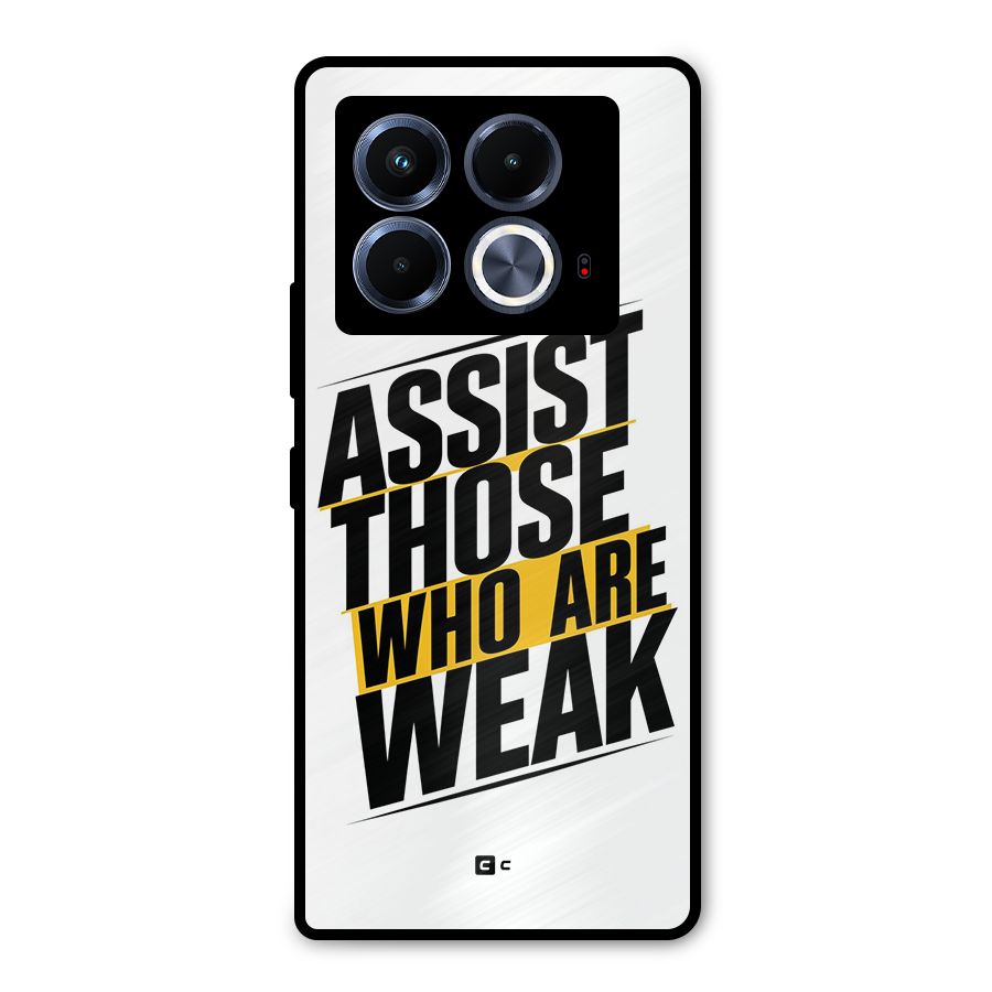 Assist Weak Metal Back Case for Infinix Note 40 5G