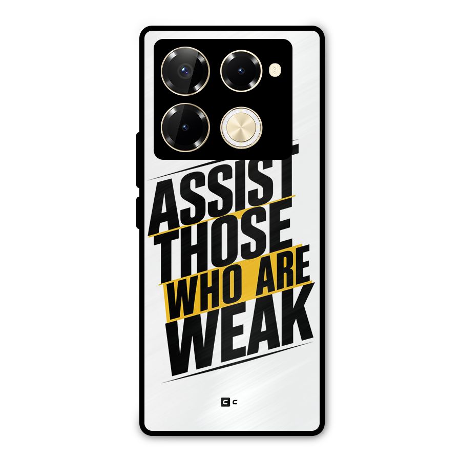 Assist Weak Metal Back Case for Infinix Note 40 Pro