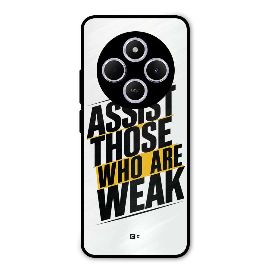 Assist Weak Metal Back Case for Poco C75 5G