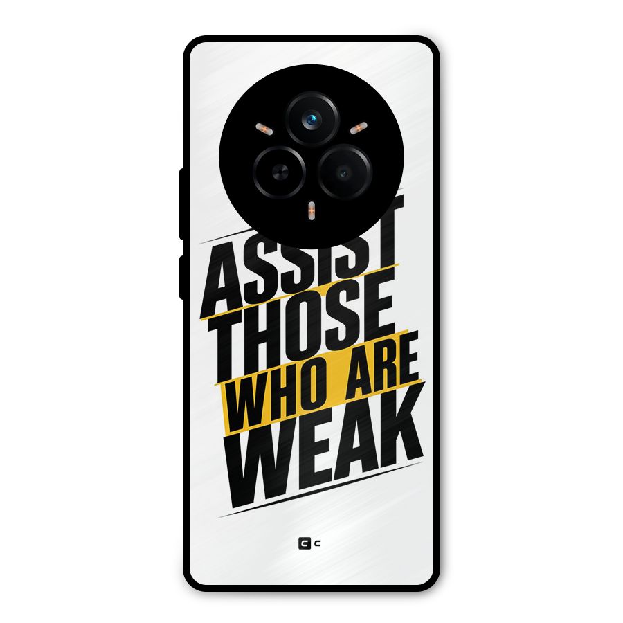 Assist Weak Metal Back Case for Realme 14 Pro