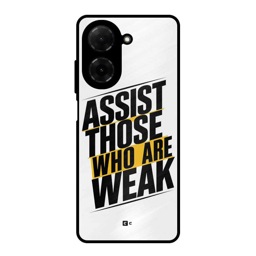 Assist Weak Metal Back Case for Redmi A5 4G