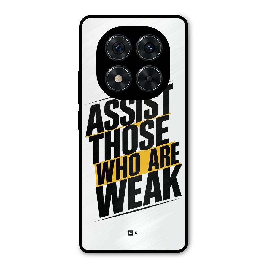 Assist Weak Metal Back Case for Redmi Note 14 Pro 5G