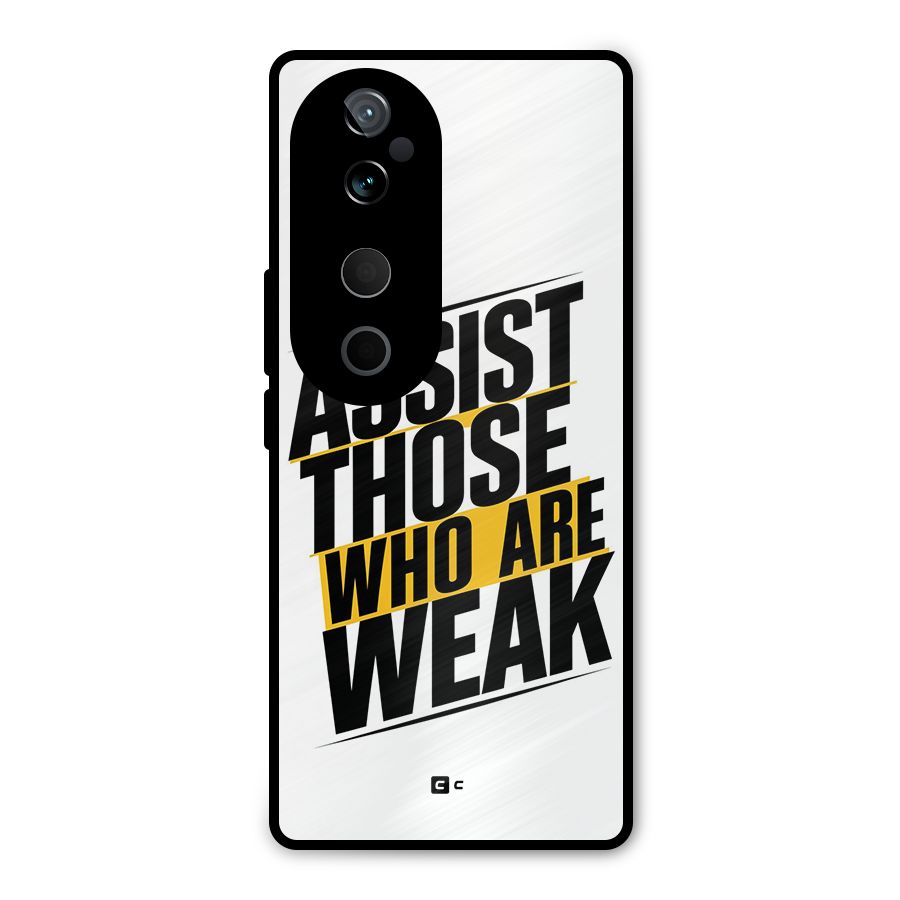 Assist Weak Metal Back Case for Vivo T3 Ultra
