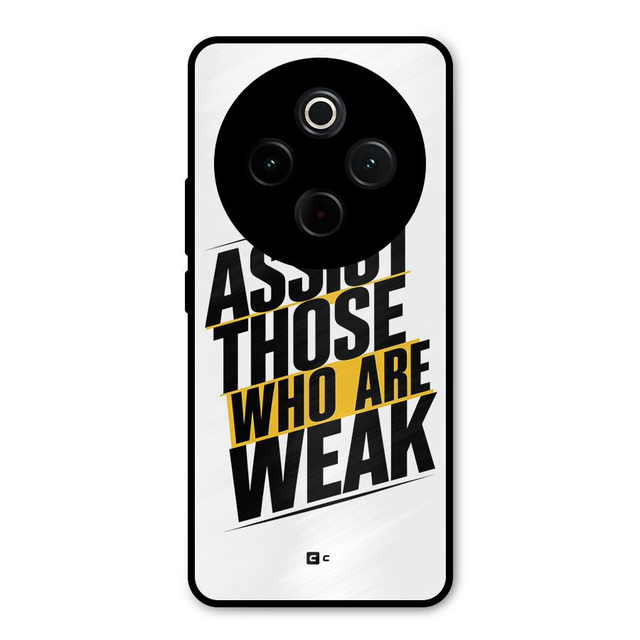 Assist Weak Metal Back Case for Vivo T4