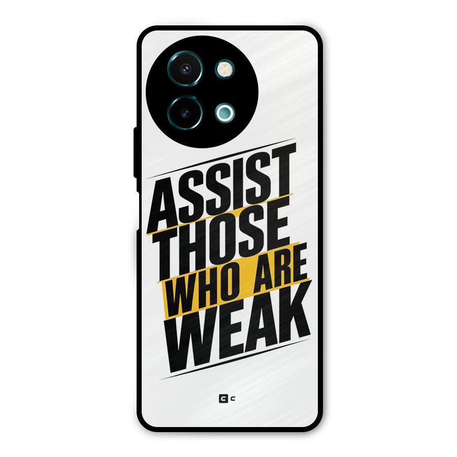 Assist Weak Metal Back Case for Vivo Y58