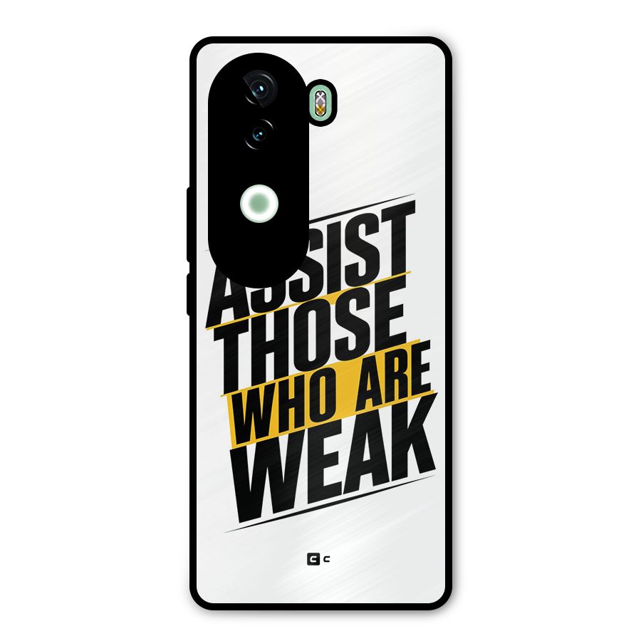 Assist Weak Metal Back Case for iQOO Z9s
