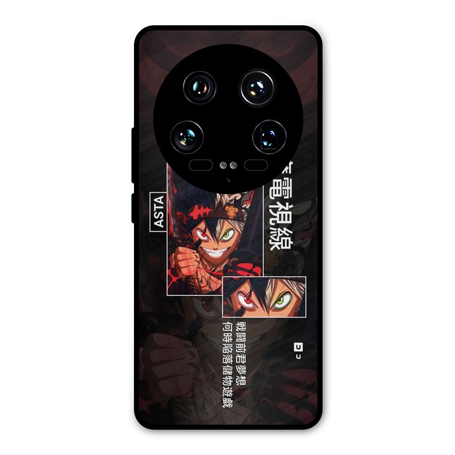 Asta Black Clover Metal Back Case for Xiaomi 14 Ultra