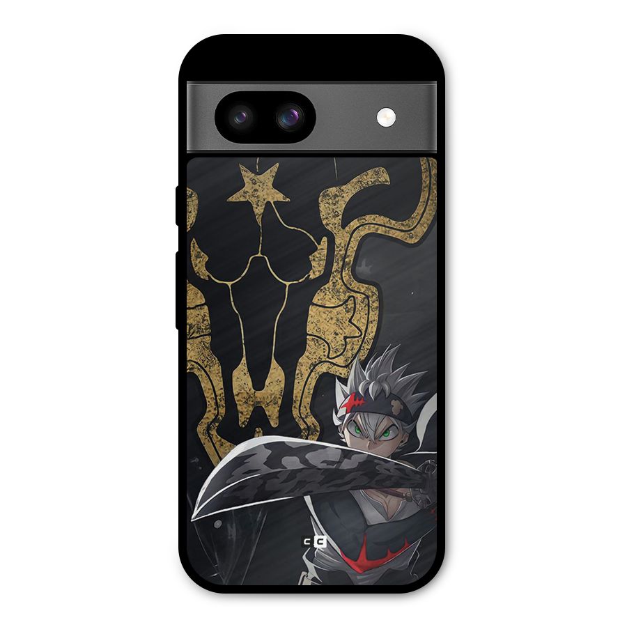 Asta With Black Bulls Metal Back Case for Google Pixel 8a